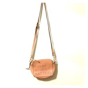 Belle blanco purse pale pink